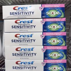 CREST PRO- HEALTH SENSITIVITY $2.50 EACH 6.0 OZ 