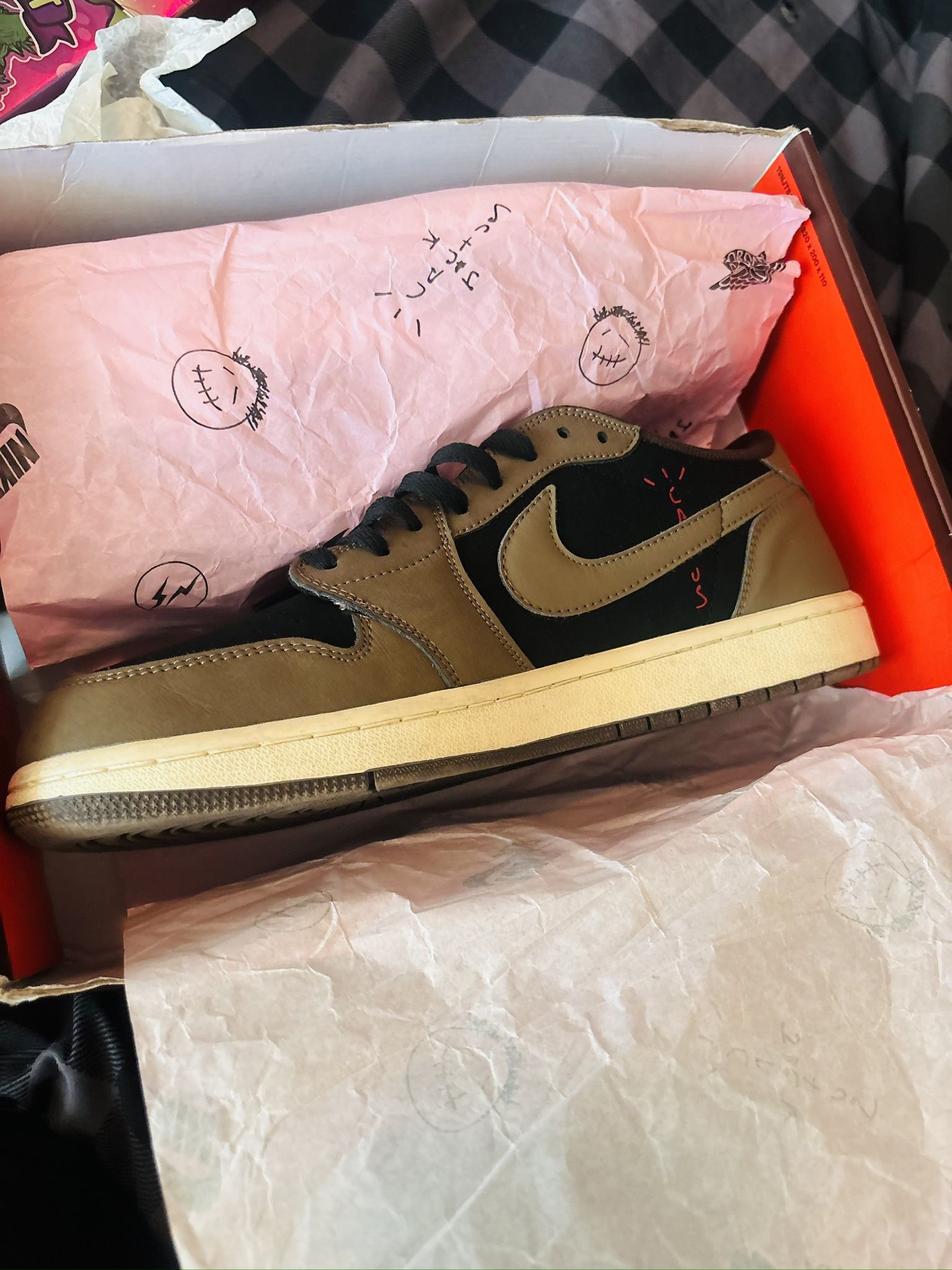 Travis Scott x Air Jordan 1 Retro Low OG SP 'Reverse Olive / Medium Olive'