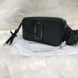 Marc Jacobs Colorblock Snapshot Crossbody bag   Black