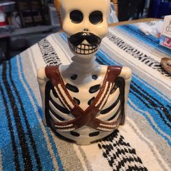 Skelly by AzulejoS Tequila Bottle EMPTY