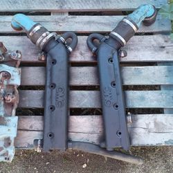 80s OMC Exhaust Manifolds ,Manifold And Carb.