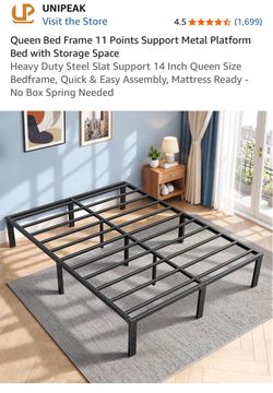 New in Box Queen bed frame