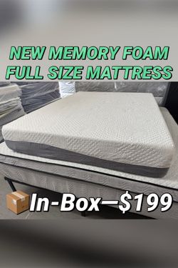 NEW MEMORY FOAM FULL SIZE MATTRESS