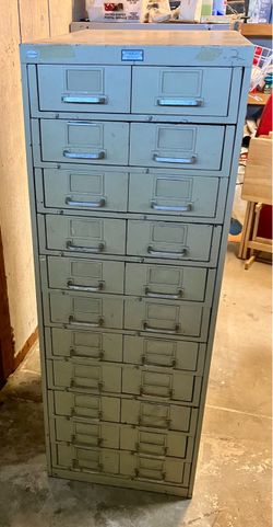 Vintage General fireproofing file cabinet