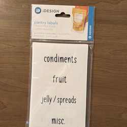Pantry Labels