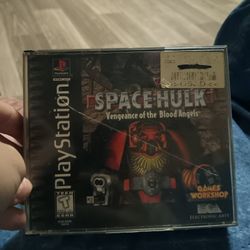 Space Hulk: Vengeance of the Blood Angels (Sony PlayStation 1, 1996) CIB, Scratches, case has crack, game disc has scratches, Untested 