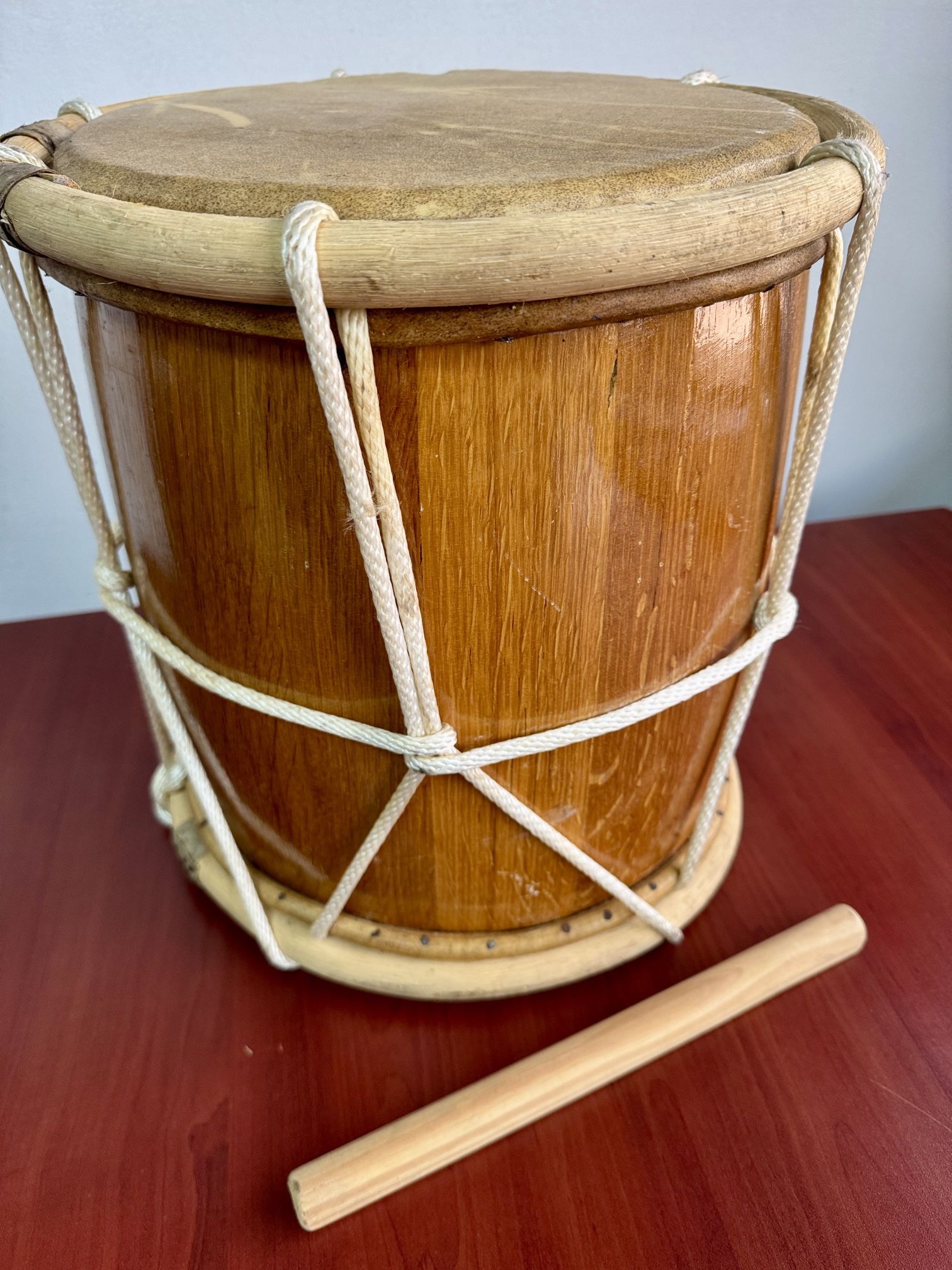 Hand Made Tambora Drum From Dominican Republic
