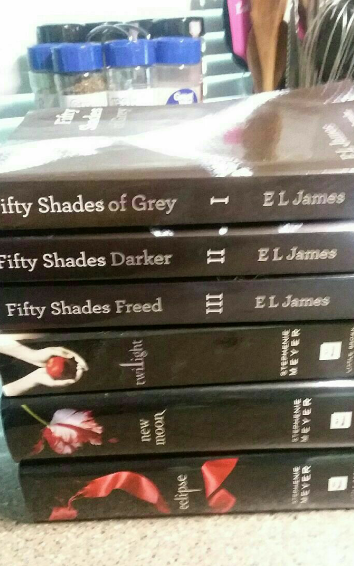 Fifty shades and twilight books