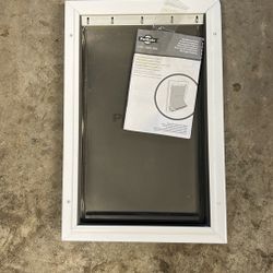 PetSafe Wall Entry Plastic Pet Door, 8" L X 15" W