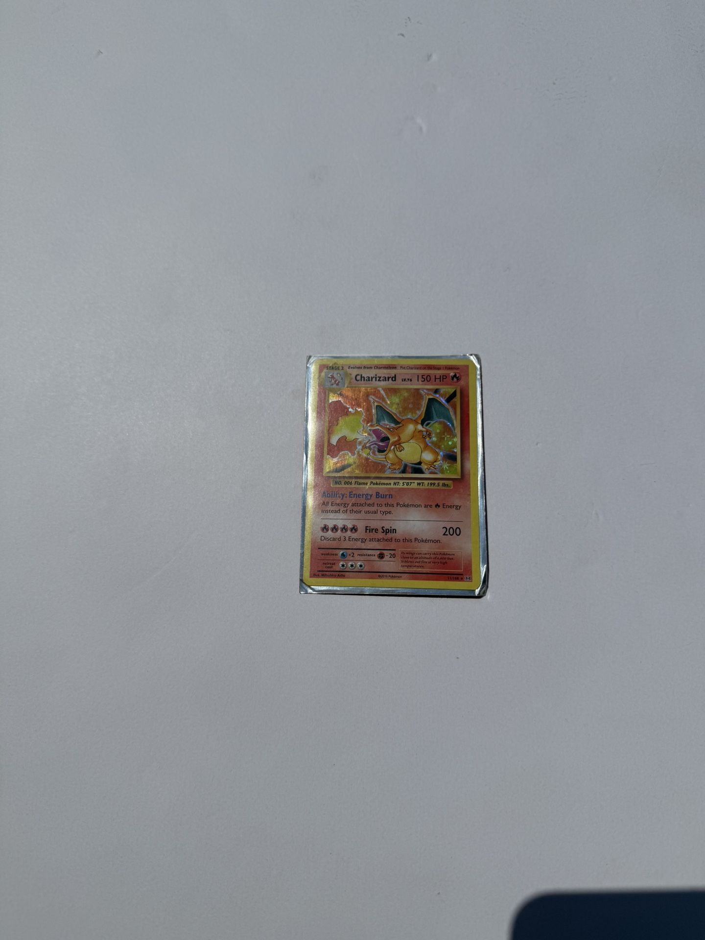 2016 Charizard Holo – XY Evolutions Reprint – Pokémon Card