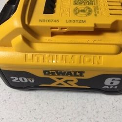 20 V DeWalt 6ah Batter