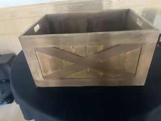 Used: Large Wood Crate