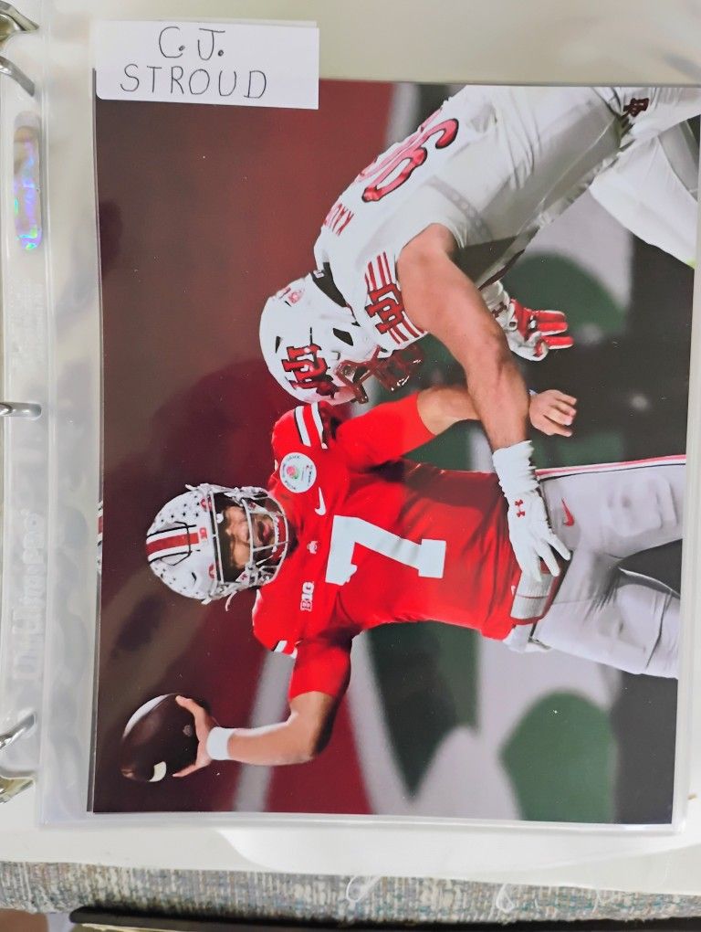 Ohio State Football Photos 8 by 10 $30 For All 100 Photos.