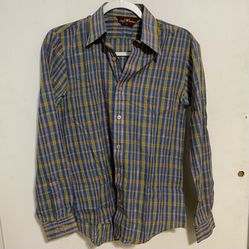 80s Vintage Sergio Valente Plaid Shirts, Set Of 2