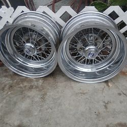 2----15×8 CRAGAR WIRE WHEELS!! 5 ON 5!!375$