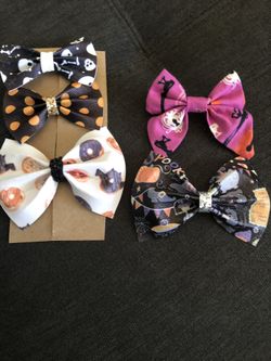 Halloween bows