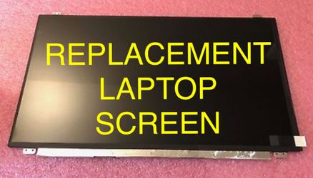 15.6 LAPTOP SCREEN REPLACEMENT PART BRAND NEW FITS HP ACER ASUS DELL TOSHIBA MSI SONY SAMSUNG LENOVO WILL INSTALL FOR FREE. This is for a 15.6 WXGA