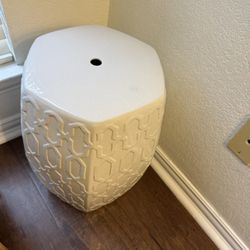 New Not Used Ceramic Table/ Plant Stand