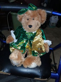 Green & Gold Dolls Acessories Two Of Them