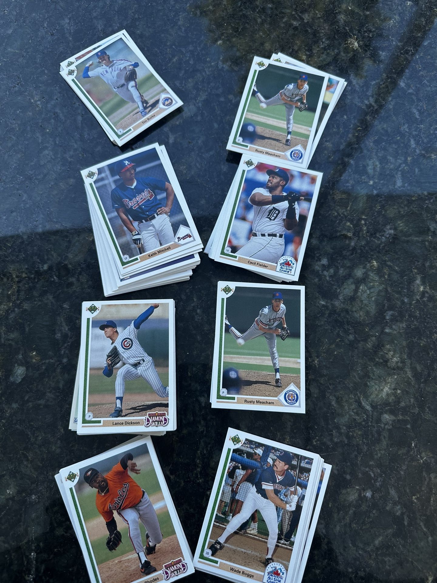 Vintage Baseball Cards Bundle Collectible