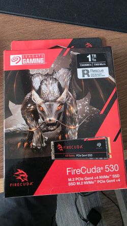 NEW Seagate FireCuda 530 1TB NVMe PCIe Gen4 SSD – PS5 & Gaming PC – $159