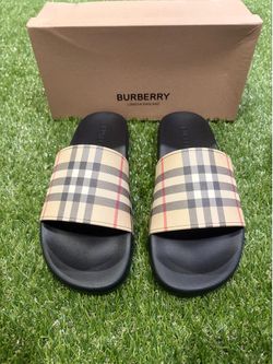 Burberry slides
