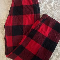 Red and Black Pj Pants