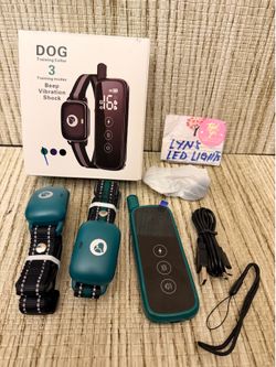 Training Shock Collar for 2 Dogs Rechargeable