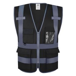 Black Visibility  Vest - Brand New