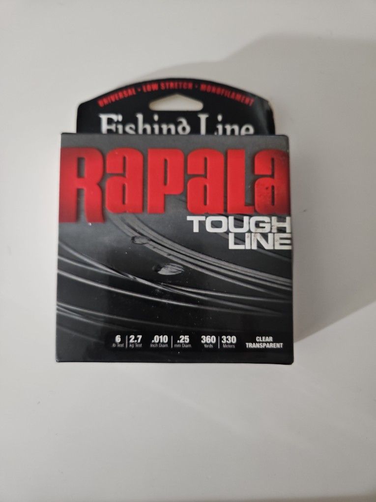 Rapala Tough Line Fishing Line - 6lb Test, Clear
