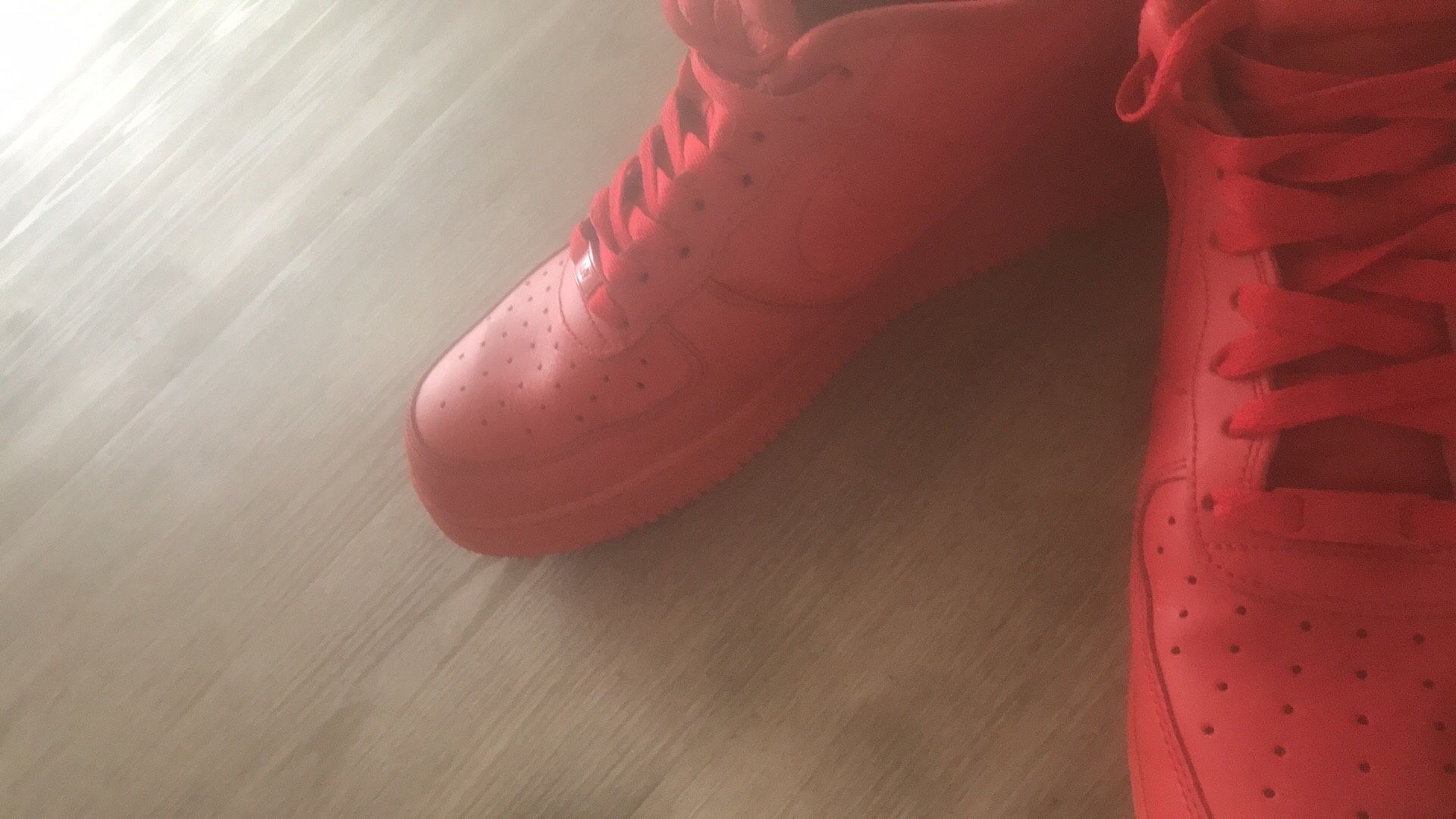 Red AF1s