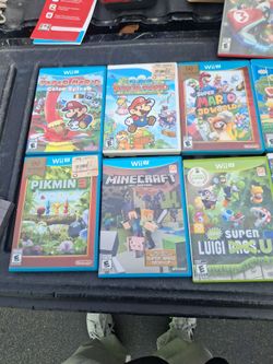 Wii u games (used)
