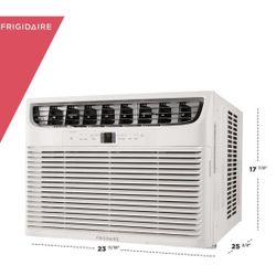 Frigidaire 15,100 BTU 115V Window Air Conditioner Cools 850 Sq. Ft. with Temperature Sensing Remote Control in White