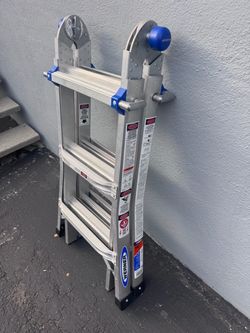 Werner Multi-Position Folding Aluminum Ladder 13’
