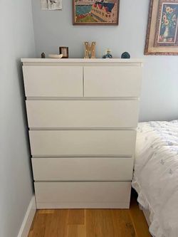 Ikea malm 6-drawer dresser — PRISTINE CONDITION