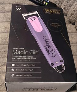 Wahl Professional 5 Star Magic Clip Cordless Clipper, Stagger-Tooth Blade Seamless Blends & Fades with 100+ Min Lithium-Ion Runtime, Includes 8 Cuttin