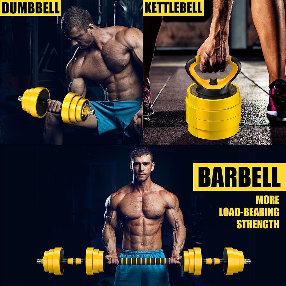 Adjustable Dumbbell / Barbell / Kettlebell Combo