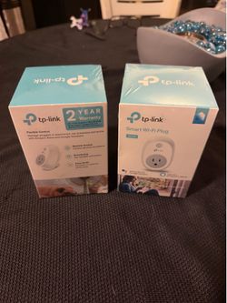 Lot of 2 TP-Link Kasa Smart Wi-Fi Plugs HS100 - Brand New & Sealed