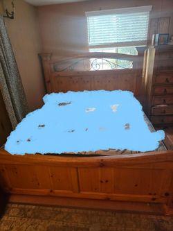 Cal King Bed Head and Footboard