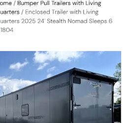 NOHMAD TOY HAULER 2024