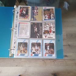90's Stars Basketball Card Binder Lot 