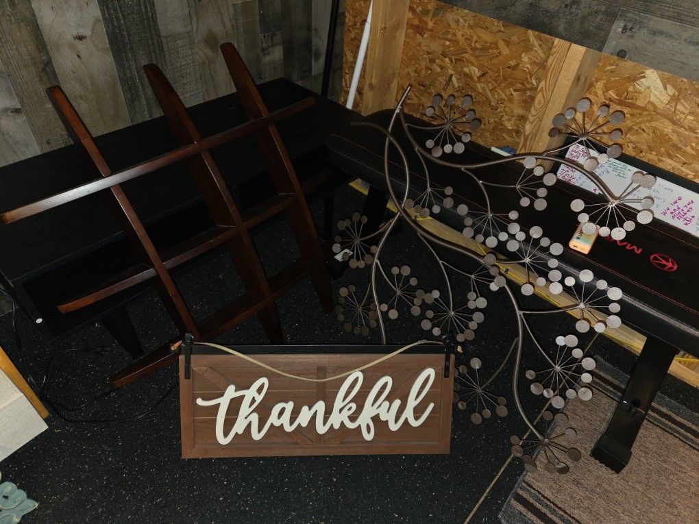 Metal And Wood Wall Art All 3 OR 1