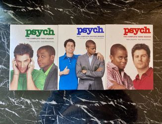 Psych Seasons 1–3 DVD Bundle – Complete First, Second & Third Seasons