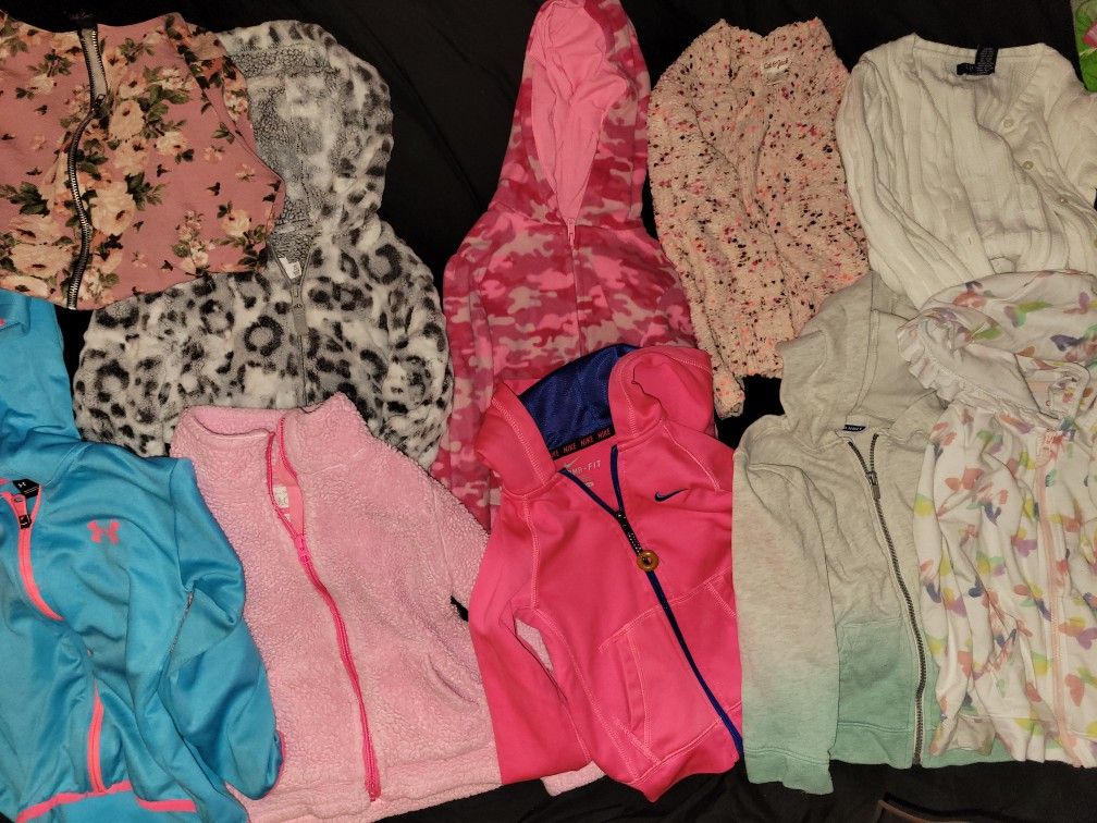 Size 4/5/6 Sweat Shirts & Sweaters (Thick And Thin Mix) Great All Seasons!.  See Description 