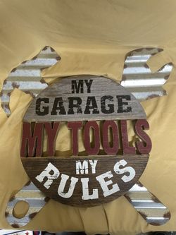 My Garage My Tools Sign