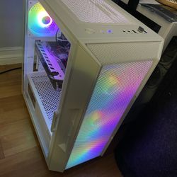 White Gaming Computer Pc