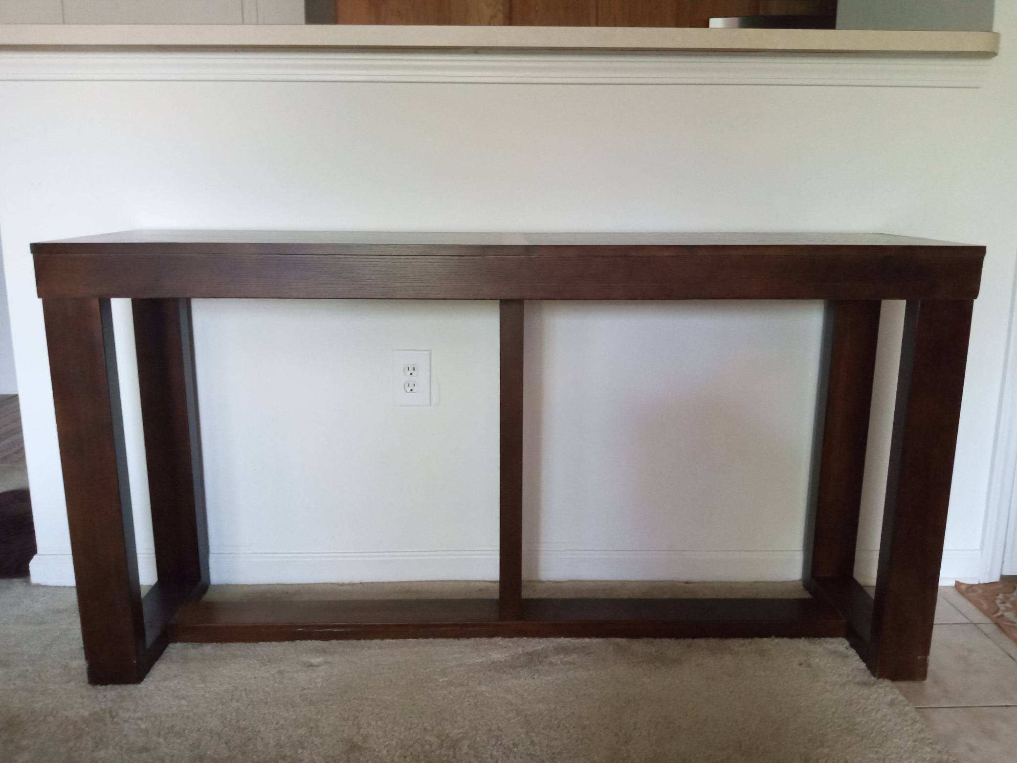 Dark Brown Couch Table