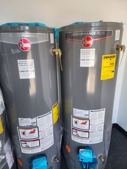 New gas water heaters rheem promo price