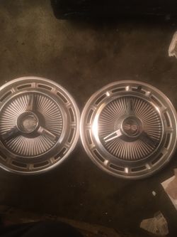 2-Chevy SS HUB CAPS 14” inch OLD CHEVY $20.00