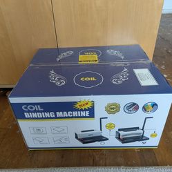 Manual coil binding machine